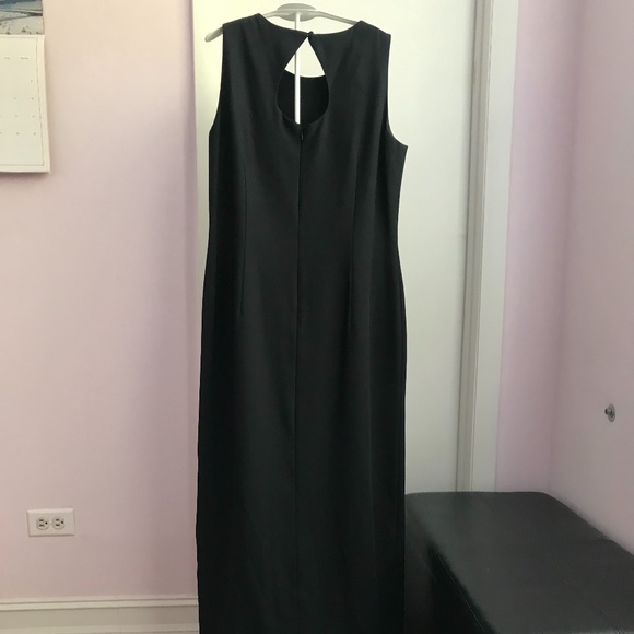 Vintage Liz Claiborne Black Gown - Picture 7 of 10
